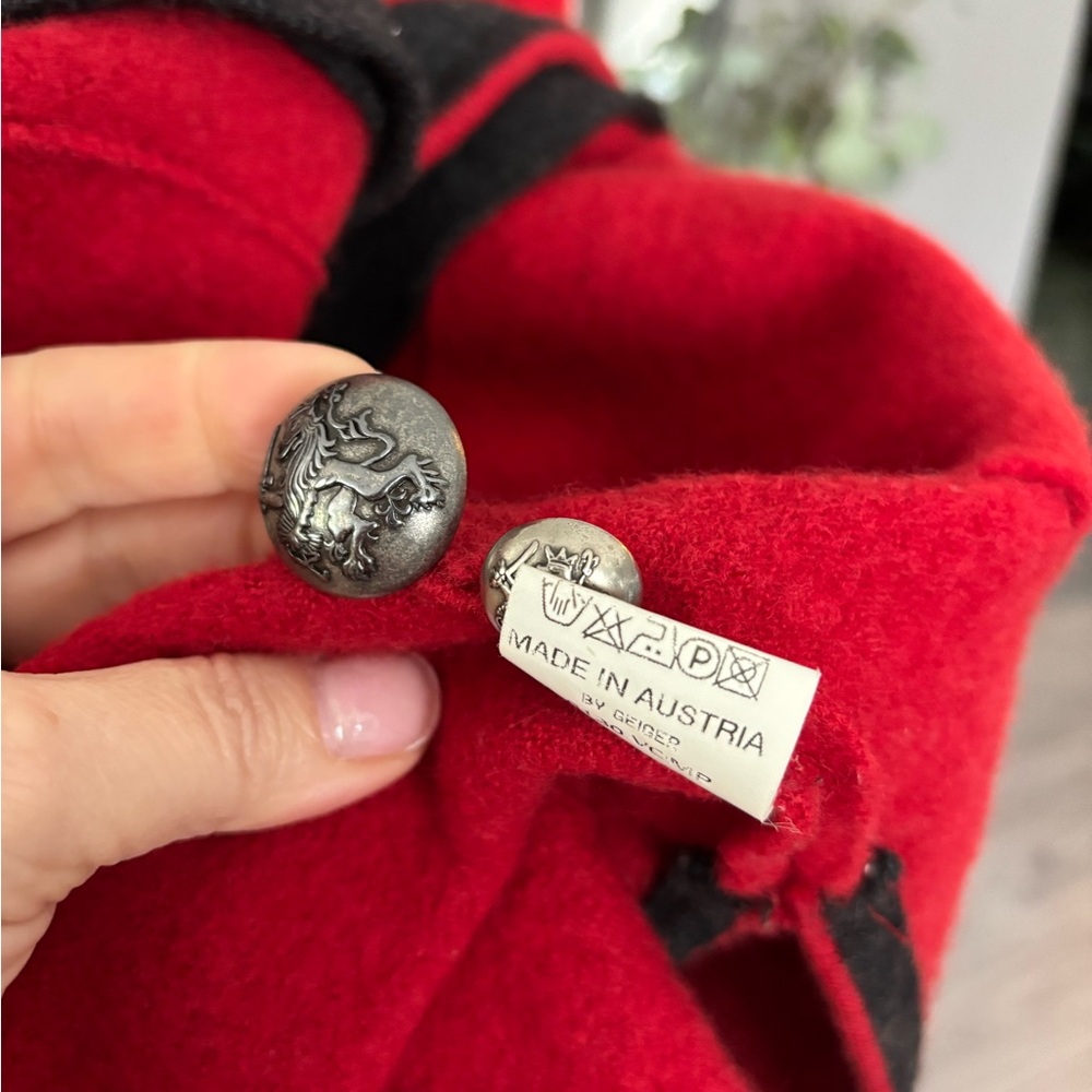 Geiger Military Style Wool Coat - Picture 9 of 10